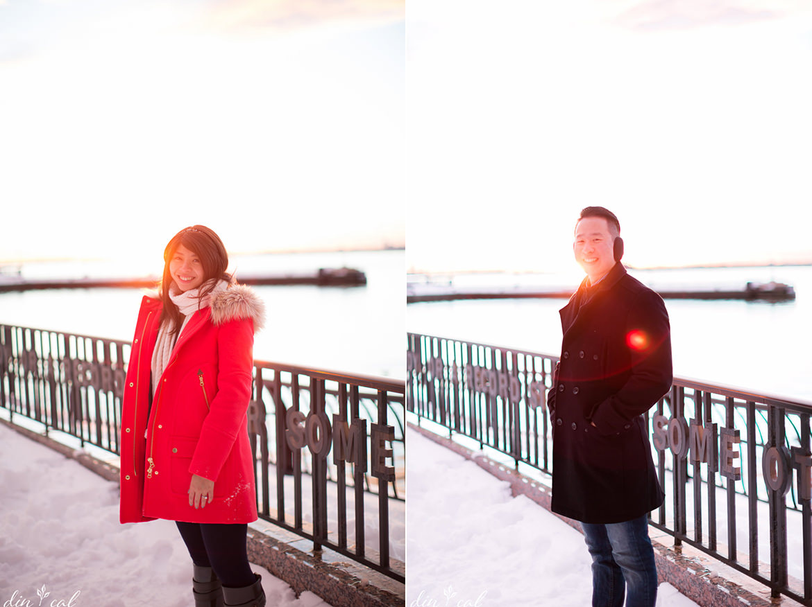 Mary + Dom | Winter Wonderland Engagement Session