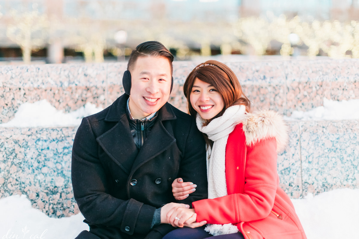 Mary + Dom | Winter Wonderland Engagement Session